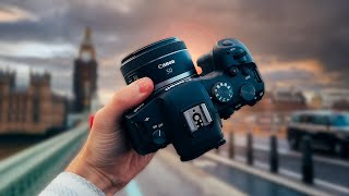 Relaxing Street Photography POV in London  RF 50mm 1.8