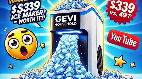 Gevi Household V2.0 Nugget Ice Maker – Worth $339? Full Review & Ice Test! 🧊 🥶 save 💰