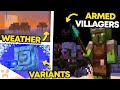 NEW BAT &amp; VILLAGER UPDATES, BETTER BIOMES &amp; MORE SECRET UPDATES MINECRAFT OUT NOW!