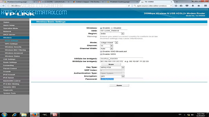 Using TP-link modem TD w868 as wireless repeater for PC with Jio modem