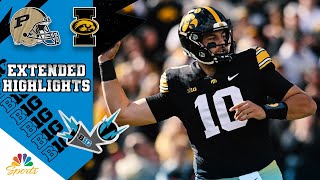 Purdue vs. Iowa | EXTENDED HIGHLIGHTS | 10/7/2023 | NBC Sports