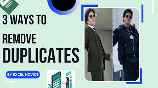 3 ways to Remove Duplicates in Excel || Unique () || Advance Filter
