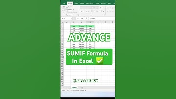Advance Sumif formula function 🤯 #excel #asmr #computer #excelformula #tricks #exceltips #trending