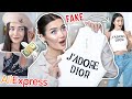 I BOUGHT FAKE DESIGNER ITEMS ON ALIEXPRESS... IS IT A SCAM!?