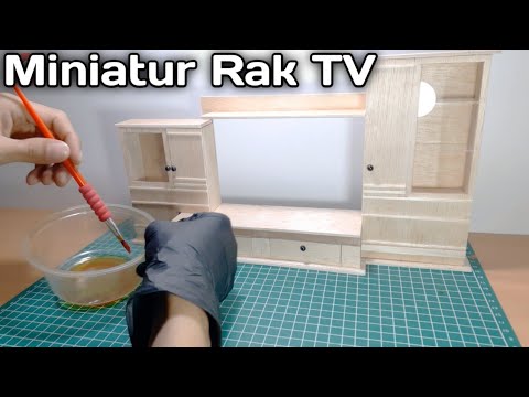 Miniatur Rak  TV  dari  triplek DIY YouTube