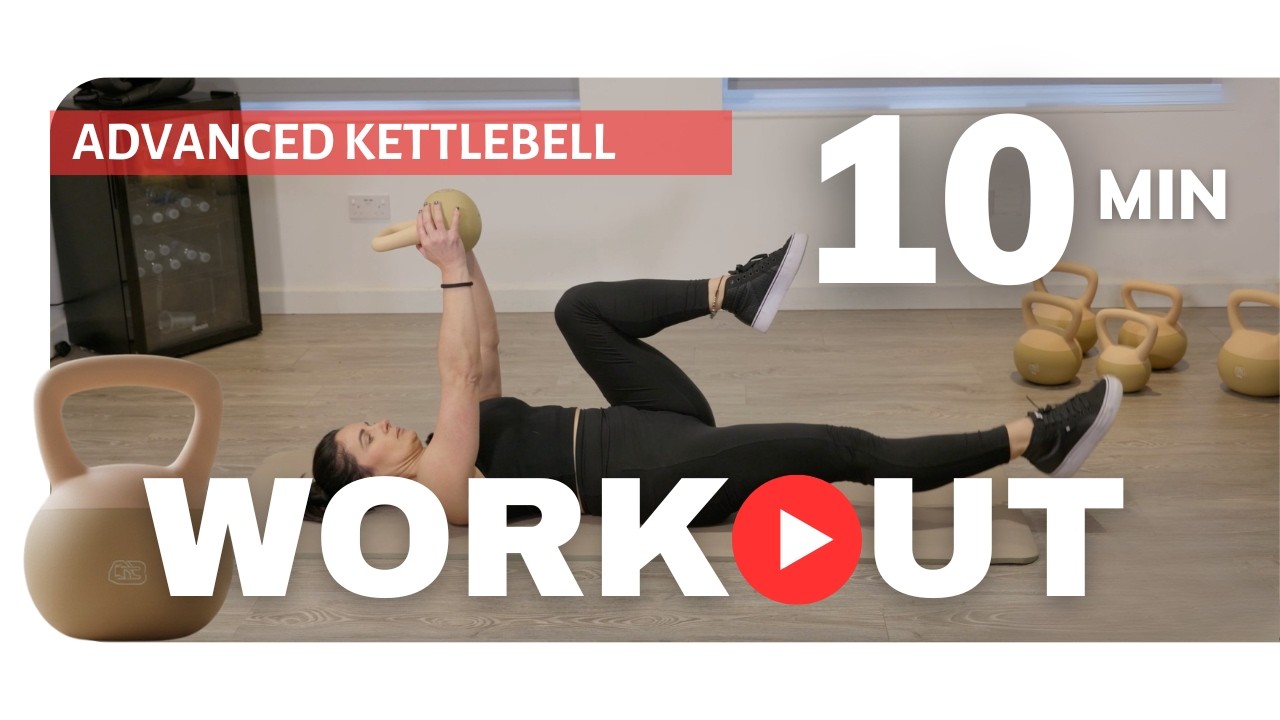 ADVANCED 10-Min Kettlebell HIIT Workout 🔥 | GymBheem Soft Kettlebells