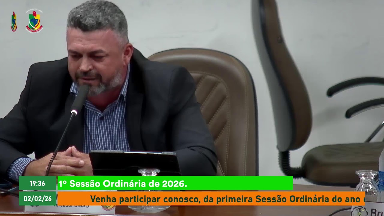 1º Sessão Ordinária de 2026.