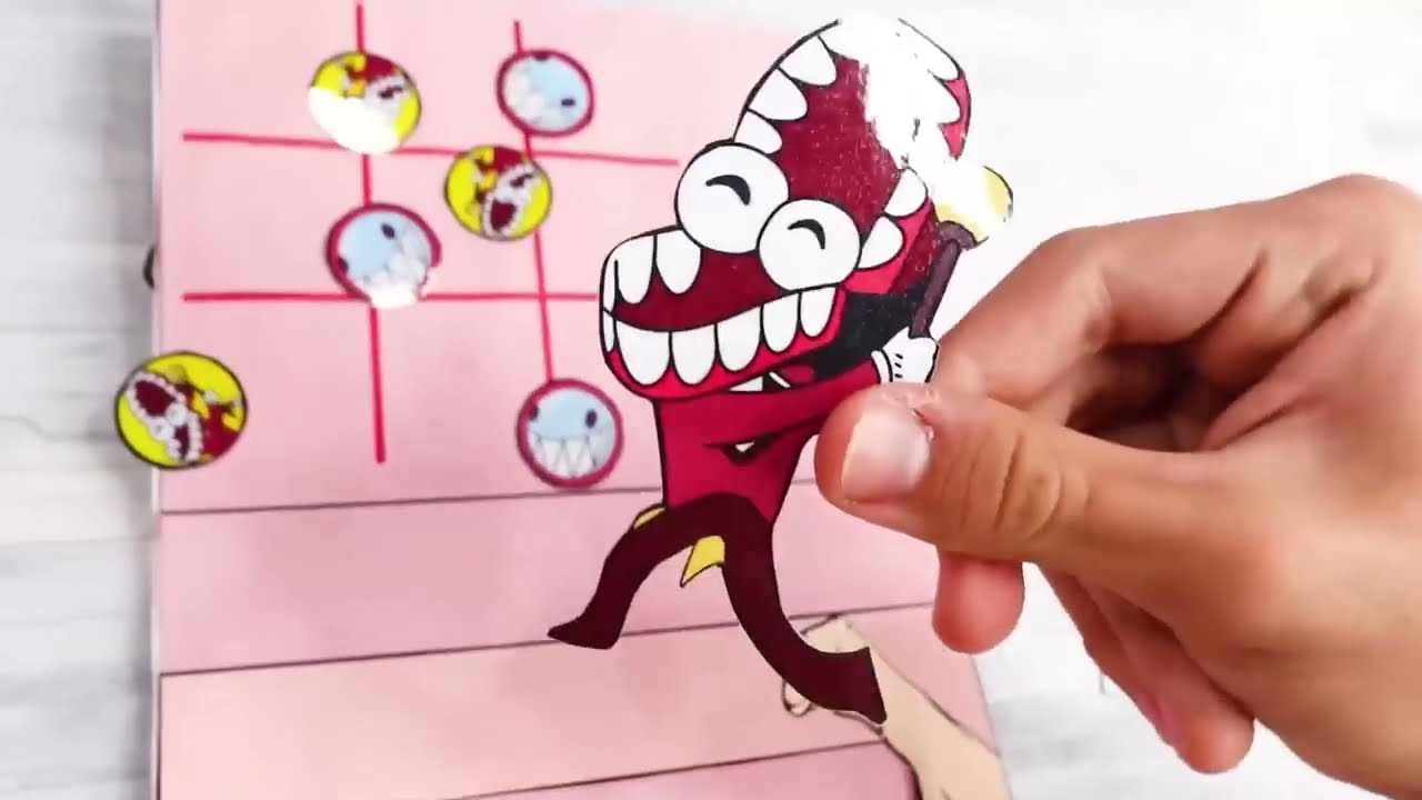 DIY LIBRO de AMAZING DIGITAL CIRCUS | Libro de Juegos con Jelly