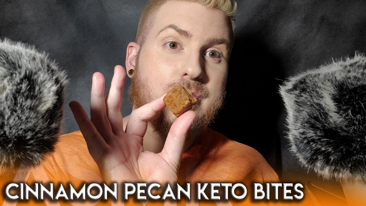 Cinnamon Pecan Keto Bites ASMR Eating ASMR Chill Session YouTube