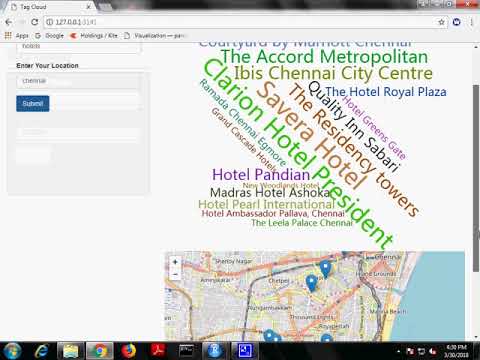 Three Dimensional Tagcloud visualization for tourism - YouTube