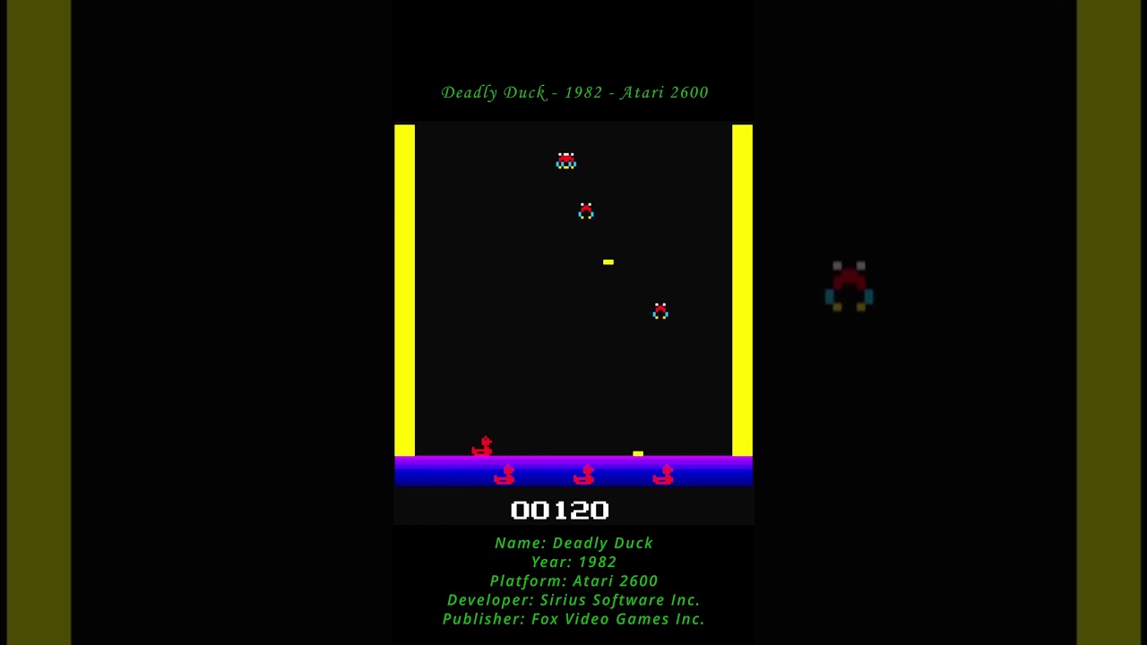 Deadly Duck - 1982 - Atari 2600 ( Atari VCS ) (Shorts) 