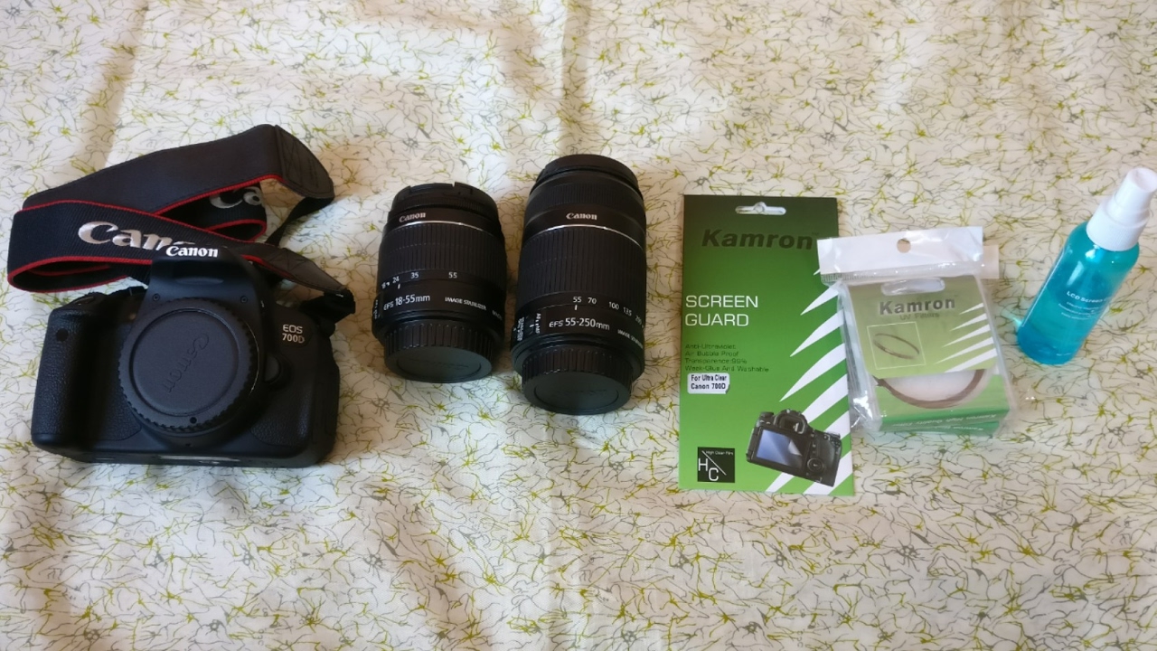 Screen Gard & UV Filter Installation on Canon 700D.