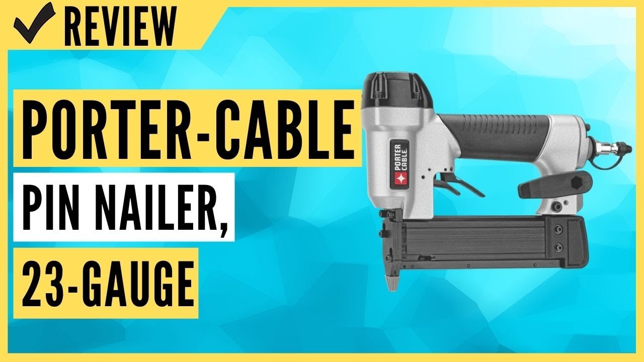 PORTERCABLE Pin Nailer 23Gauge 13/8Inch (PIN138) Review YouTube