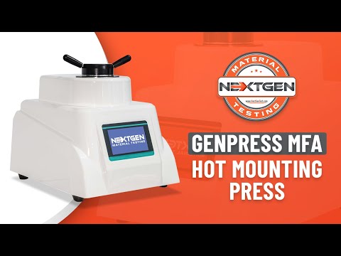 GenPress MFA Series - Automatic Hot Mounting Press with Touch Screen - NextGen Material Testing, Inc