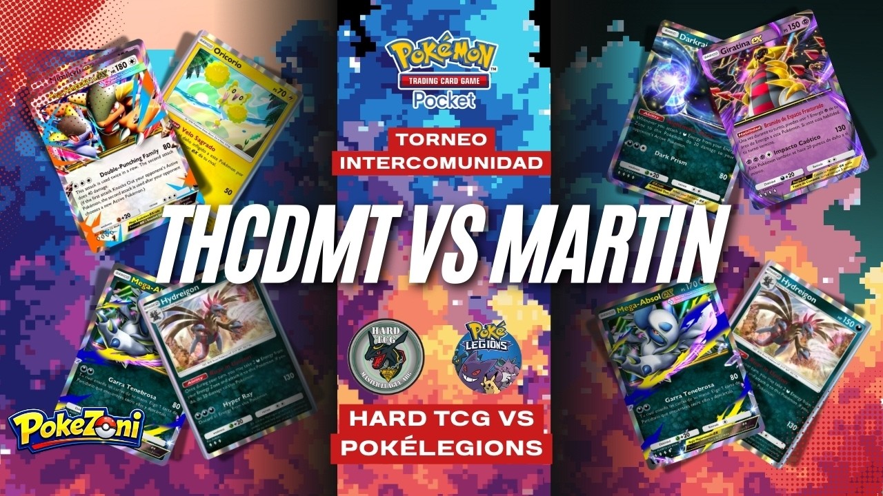 THCDMT VS MARTIN | TORNEO INTERCOMUNIDAD HARD TCG🔥 VS POKÉLEGIONS 🐱‍👤| Pokémon TCG Pocket