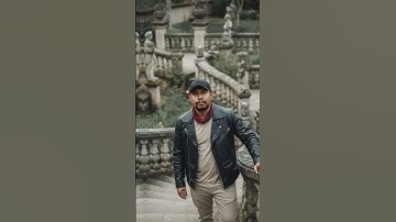 gemini+chatGPT photo editing tutorial || on the stairs wearing a black jacket#GeminiAI#ChatGPT#AI