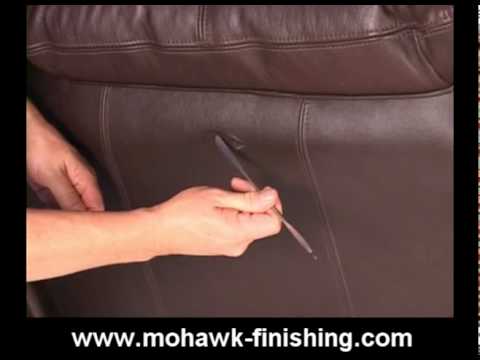 IT WORKS! Leather Repair Kit for Couch. How to Repair Leather