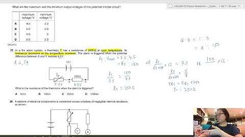 [ARCHIVED] Potential Divider Circuits | AS DC Electricity
