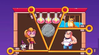 Save Her New Gameplay Save Your Pet Puzzle Spy - Pull The Pin Game screenshot 2
