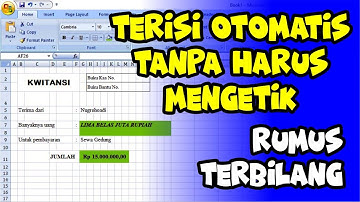 Cara Mengubah Angka Menjadi Teks Terbilang - Rumus Excell Terbilang