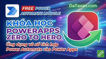 Tự động hóa quy trình phê duyệt, gửi mail, tạo & lưu File ngay trong PowerApps với Power Automate