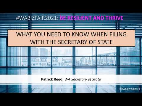What You Need to Know When Filing with the Secretary of State - BizFair 2021