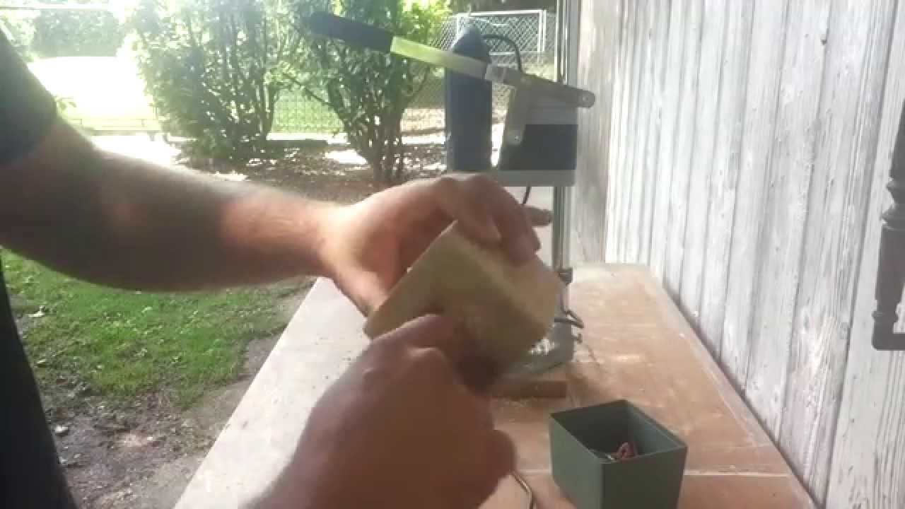 Come fare un porta candele con i pallet versione lunga youtube