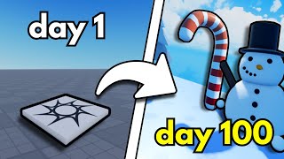 I Spent 100 Days Making a Roblox Game