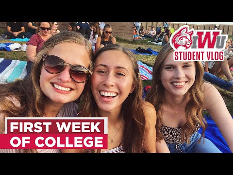 STUDENT VLOG 015: First Week of College ft. Maddie // Indiana Wesleyan University