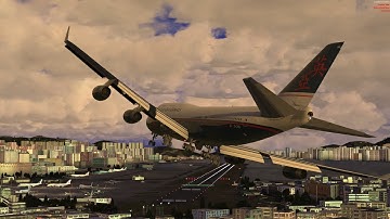 [Prepar3D V4.5] PMDG 747-400 Kai Tak IGS13 Approach