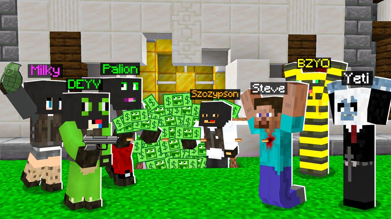 ZROBILIŚMY NAPAD NA BANK w PALIONOWIE! *CZY WSZYSCY PRZEŻYLI?*