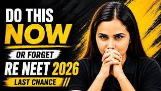 🔥 DO THIS NOW or FORGET RE-NEET 2026 | Last Chance to Save Your Rank | Dr Gargi Singh