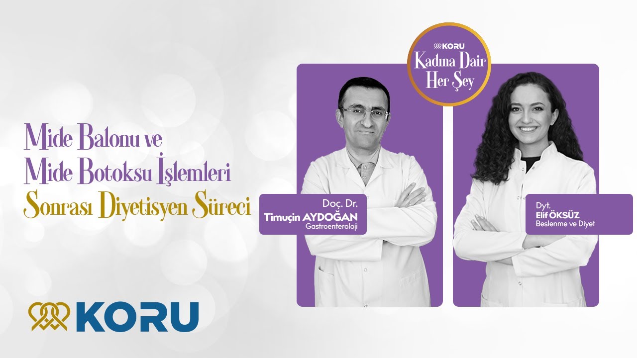 Mide Balonu ve Mide Botoksu İşlemleri Sonrası Diyetisyen Süreci