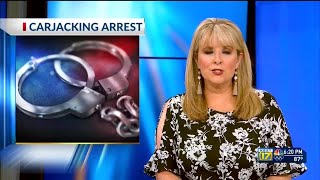 Carjacking, assault suspect arrested after leading officers on pursuit