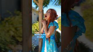 Starting singing the moment I put on this Giselle cosplay 😂 Enchanted is just too fun! #disney
