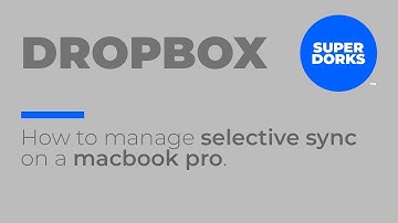 Setup Your Selective Sync From Dropbox on A Macbook Pro