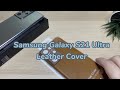 Samsung Leather Cover for Galaxy S21 Ultra | Unbox | Singapore