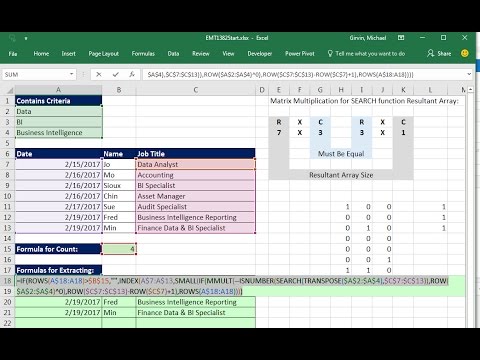 Excel Magic Trick 1382: Extract Records With Multiple Contains (Partial Text) Criteria: 4 Examples