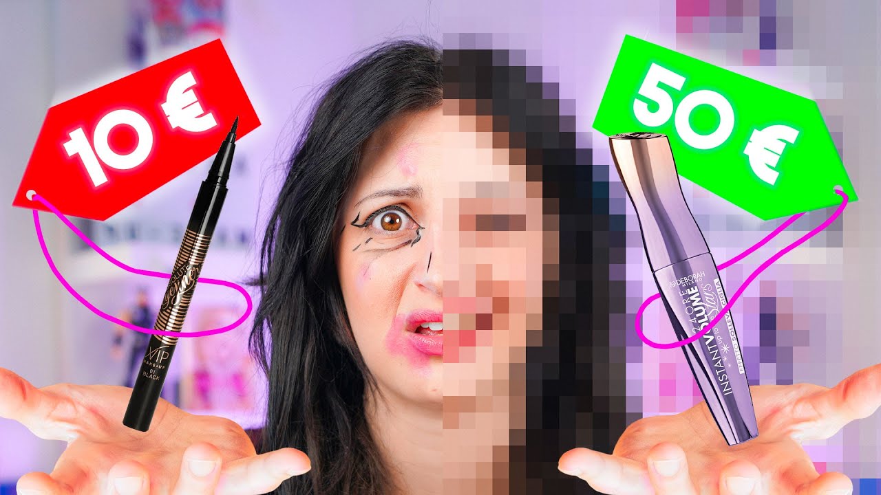 MAKEUP DA 10€ vs MAKEUP DA 50€ 💸 💖