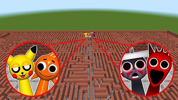 ALL NEW INCREDIBOX SPRUNKI PHASES in Maze Gmod Minecraft