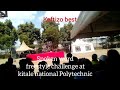 keftizo performing live a freestyle spoken word challenge at Kitale National Polytechnic