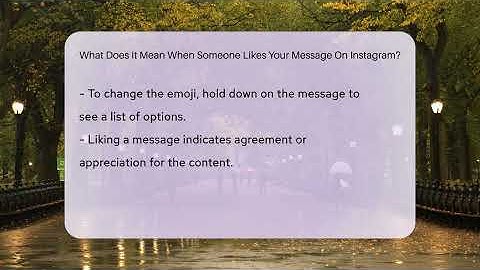What Does It Mean When Someone Likes Your Message On Instagram? - Everyday-Networking