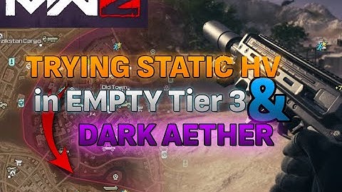 I had Tier 3 ALL TO MYSELF, and trying Static HV: MW3 Zombies