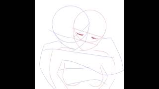 How to Draw People Hugging β€οΈβπ₯ Couple Poses #Shorts How to Draw People Hugging β€οΈβπ₯ Couple Poses #Shorts