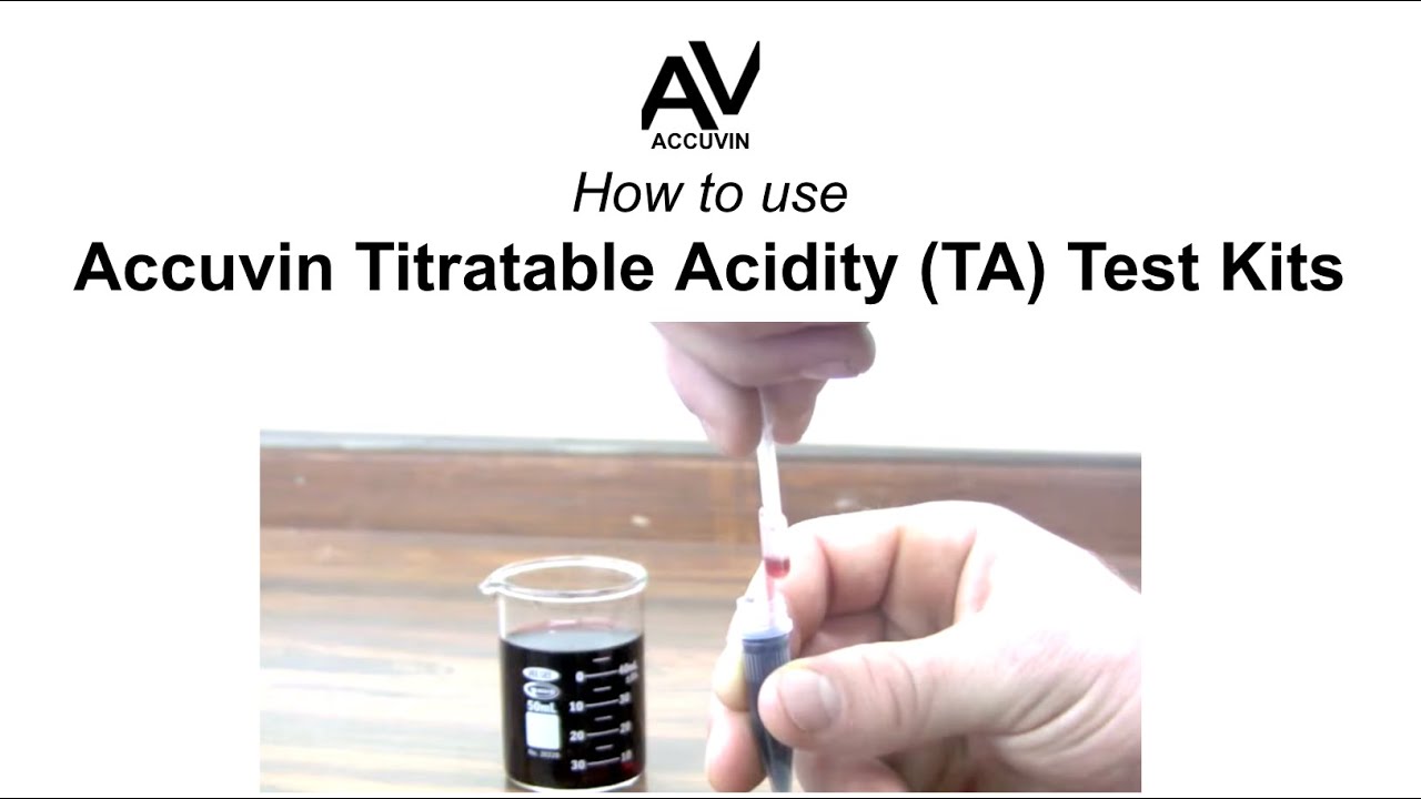 Accuvin Titratable Acidity Test Demo