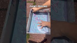 Paint peeling #satisfyingvideo #oddlysatisfying #satisfying #peeling #paint #fyp #foryou #art