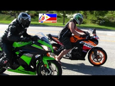 Kawasaki NINJA 300 Versus Honda CBR 250R DRAG RACE