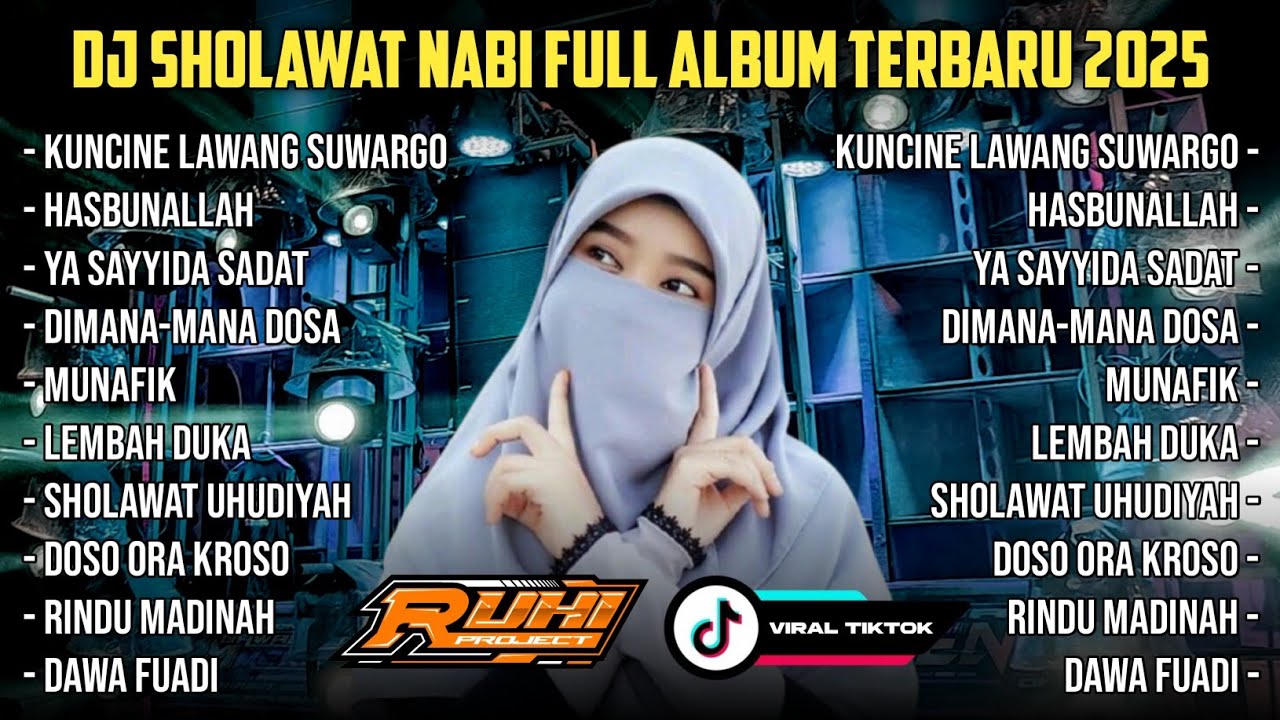 DJ SHOLAWAT TERBARU 2025 FULL ALBUM - SPECIAL HAJATAN HOREG TERBARU | SLOW BASS X HADROH SIMPATIK