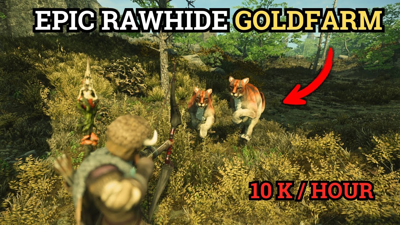 Insane Rawhide Farming Spot for 10K Gold/Hr | New World: Aeternum 2025