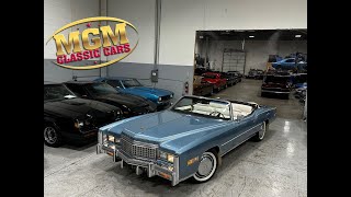 1975 Cadillac Eldorado-$29,800.00